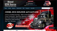 Desktop Screenshot of dieselecmsource.com